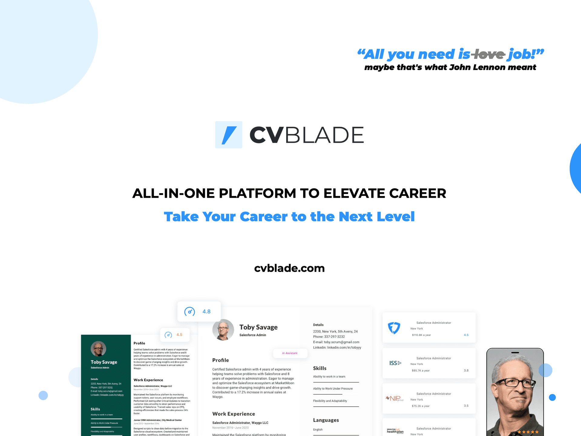 CVBLADE – All-in-One Platform to Elevate Career